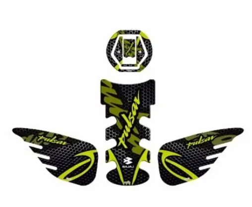 BAJAJ PULSAR 2014 - 2024 UYUMLU Tank Pad Set 007